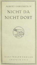 Umschlag »Nicht da nicht dort«